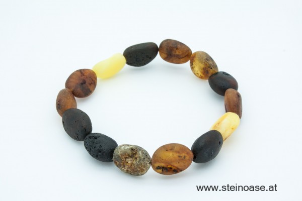 Armband Natur-Bernstein 'matt'